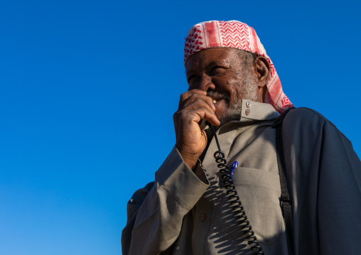 Saudi man in the camel market, Najran Province, Najran, Saudi Arabia