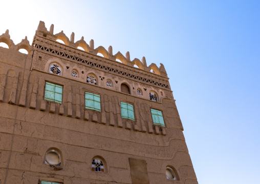 Last traditional mud houses in the city center, Najran Province, Najran, Saudi Arabia