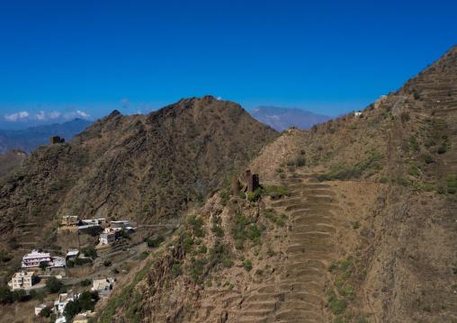 Village in the mountains, Jizan Province, Addayer, Saudi Arabia