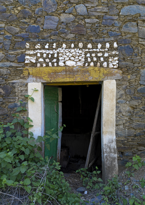 Multi-storey houses made of stones, Rijal Almaa Province, Rijal Alma, Saudi Arabia