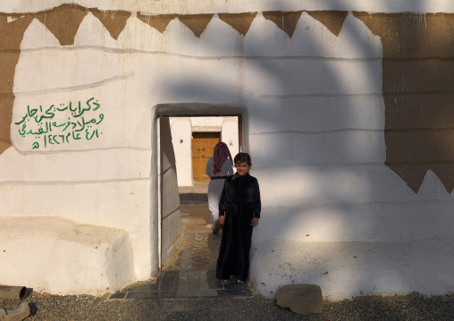 Traditional old multi-storey mud house, Najran Province, Najran, Saudi Arabia