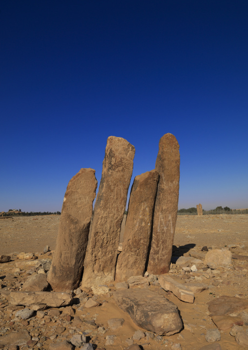 Al-rajajil standing stones, Al-Jawf Province, Sakaka, Saudi Arabia