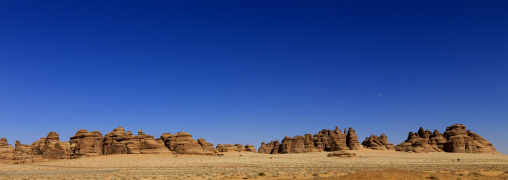 Nabataean tomb in al-Hijr archaeological site in Madain Saleh, Al Madinah Province, Alula, Saudi Arabia