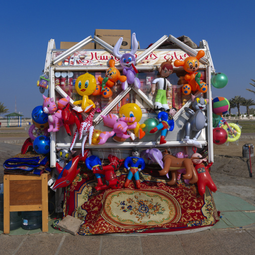 Beach toys shop, Mecca province, Jeddah, Saudi Arabia