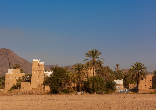 Traditional mud-bricks village, Najran Province, Najran, Saudi Arabia