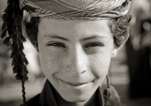 Portrait of a saudi boy, Najran Province, Najran, Saudi Arabia