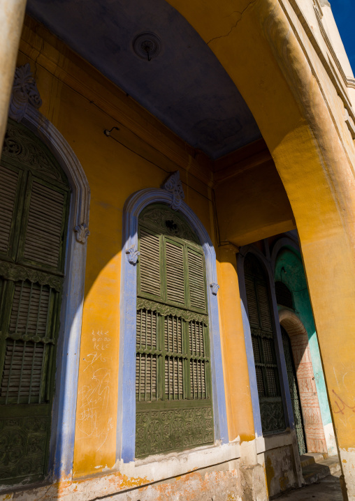 Arcade in katib house, Makkah Province, Taif, Saudi Arabia
