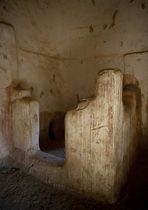 Bathroom inside a traditional house, Najran Province, Najran, Saudi Arabia
