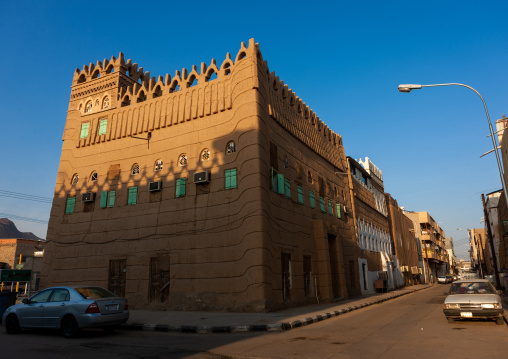 Traditional mud-bricks house, Najran Province, Najran, Saudi Arabia