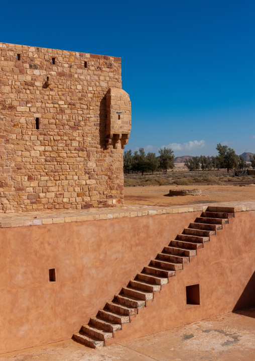 Old ottoman fort from hijaz railway, Al Madinah Province, Al-Ula, Saudi Arabia