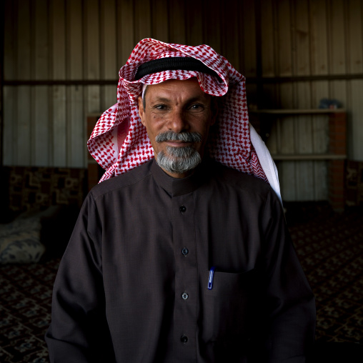 Portrait of a saudi man, Riyadh Province, Riyadh, Saudi Arabia