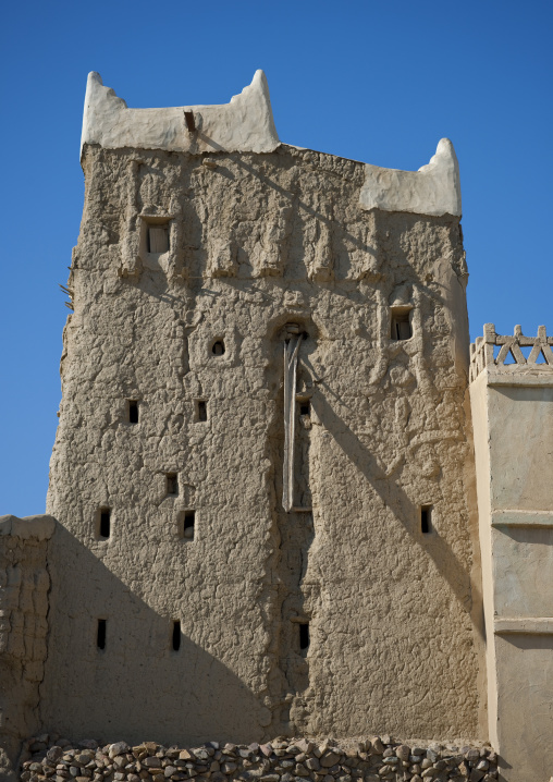 Traditional clay and silt homes in a village, Najran Province, Najran, Saudi Arabia
