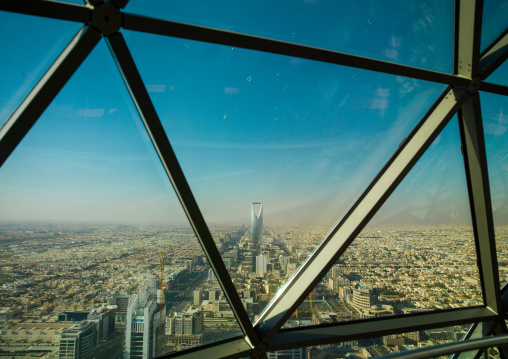 City view from the kingdom center, Riyadh Province, Riyadh, Saudi Arabia