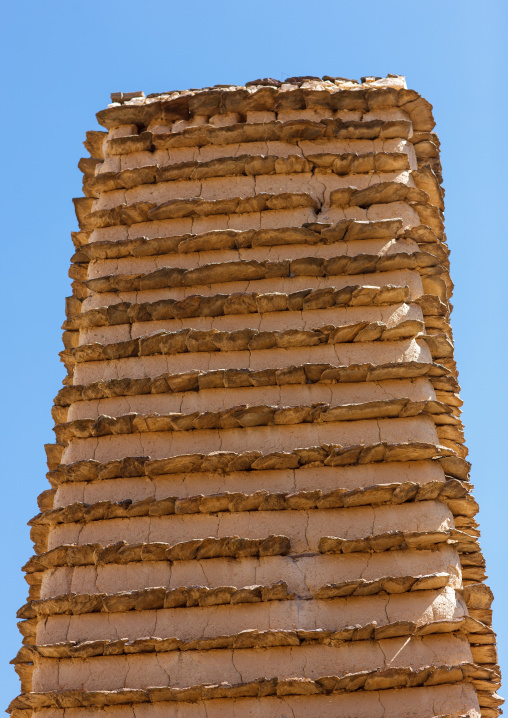 Traditional clay and silt homes in a village, Najran Province, Najran, Saudi Arabia