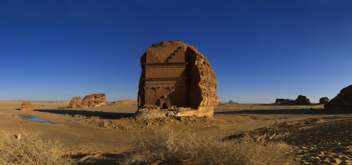 Qsar farid tomb in madain saleh archaeologic site, Saudi arabia