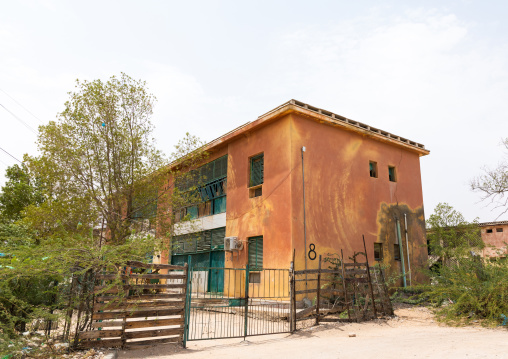 Apartments building in the former soviet area, Sahil region, Berbera, Somaliland