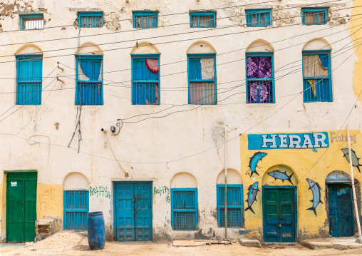 Fisherman shop mural, Sahil region, Berbera, Somaliland