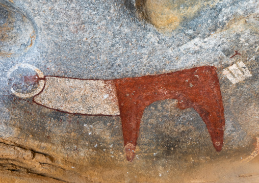 Cave paintings and petroglyphs depicting cows, Woqooyi Galbeed, Laas Geel, Somaliland