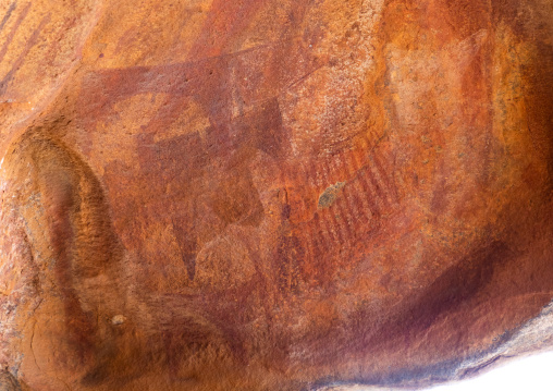 Cave paintings and petroglyphs depicting cows, Woqooyi Galbeed, Laas Geel, Somaliland