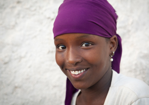 Portrait Of A Smiling Teenage Girl, Berbera,  Somaliland