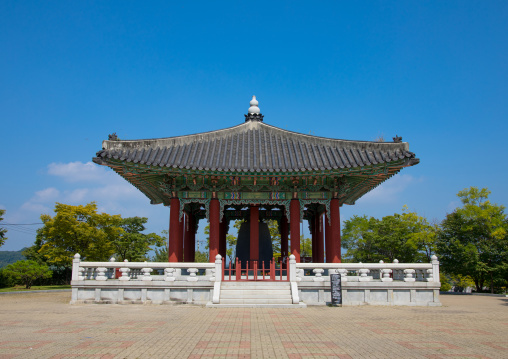 Peace bell temple at the DMZ, North Hwanghae Province, Panmunjom, South Korea