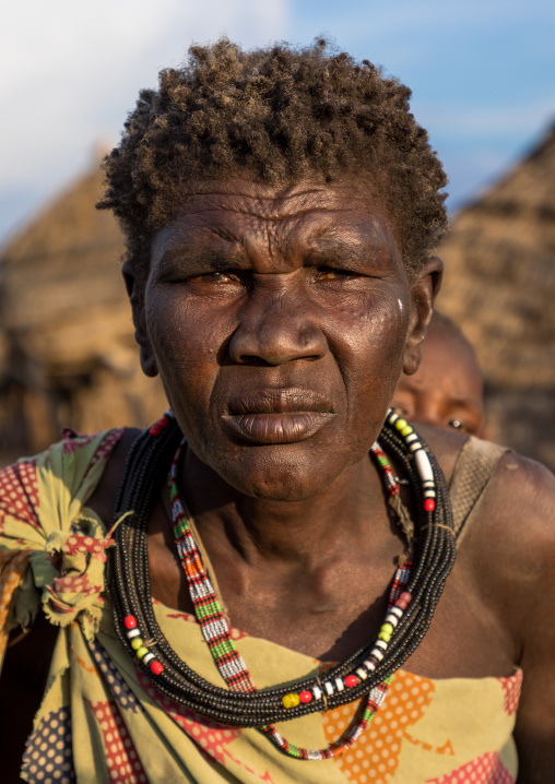 Portrait of a Toposa tribe woman, Namorunyang State, Kapoeta, South Sudan