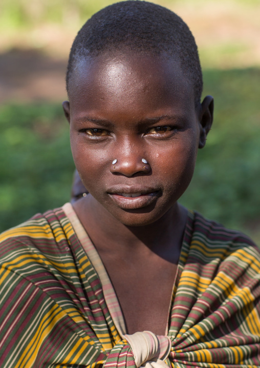 Larim tribe girl portrait, Boya Mountains, Imatong, South Sudan