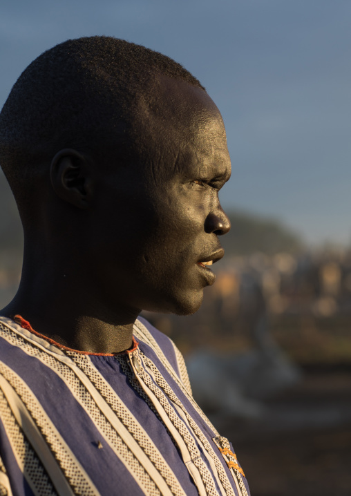 Portrait of a Mundari tribe, Central Equatoria, Terekeka, South Sudan