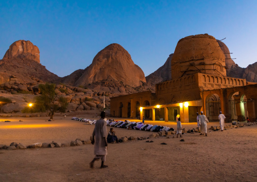 Khatmiyah mosque and the tomb of Hassan al Mirghani at the base of the Taka mountains, Kassala State, Kassala, Sudan