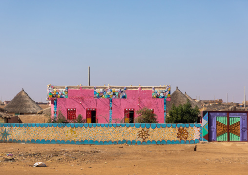 Rashaida tribe pink house, Kassala State, Kassala, Sudan