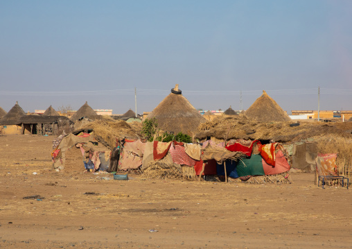Rashaida tribe traditional houses, Kassala State, Kassala, Sudan