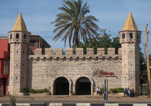 Fake castle hosting topkapi turkish restaurant, Khartoum State, Khartoum, Sudan