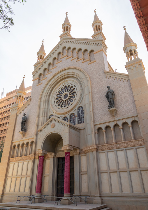 St Matthew cathedral facade built by italian architects, Khartoum State, Khartoum, Sudan