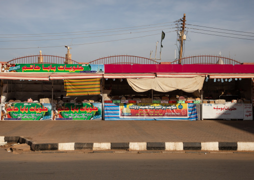 Shops along the road, Khartoum State, Khartoum, Sudan