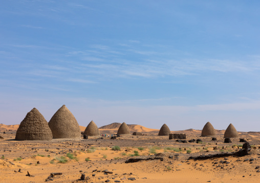 Beehive tombs, Nubia, Old Dongola, Sudan