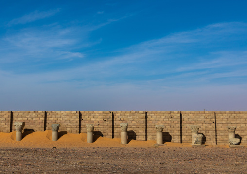 Granite columns, Nubia, Old Dongola, Sudan