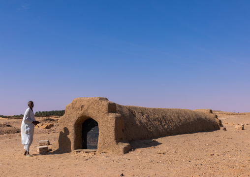Tomb entrance in the royal cemetery, Northern State, El-Kurru, Sudan