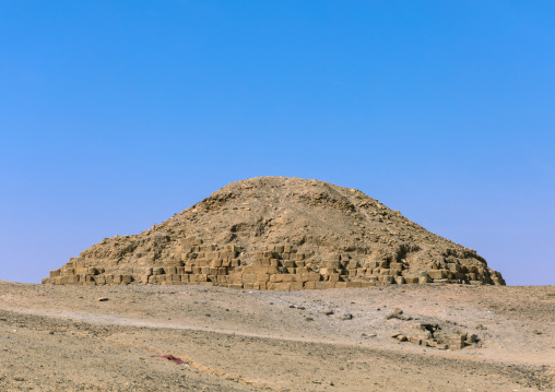 Pyramid in the royal cemetery, Northern State, El-Kurru, Sudan