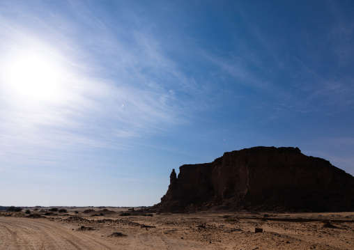 Holy mountain of jebel Barkal, Northern State, Karima, Sudan