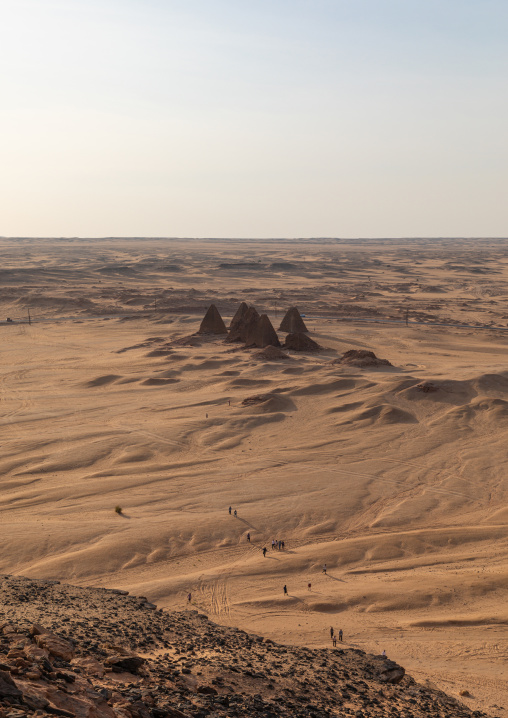 The meroitic pyramids of jebel Barkal, Northern State, Karima, Sudan