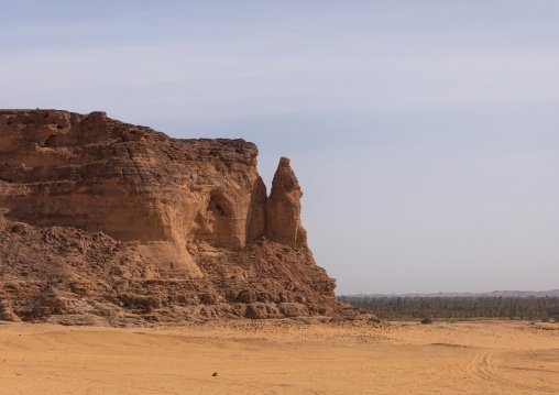 Holy mountain of jebel Barkal, Northern State, Karima, Sudan