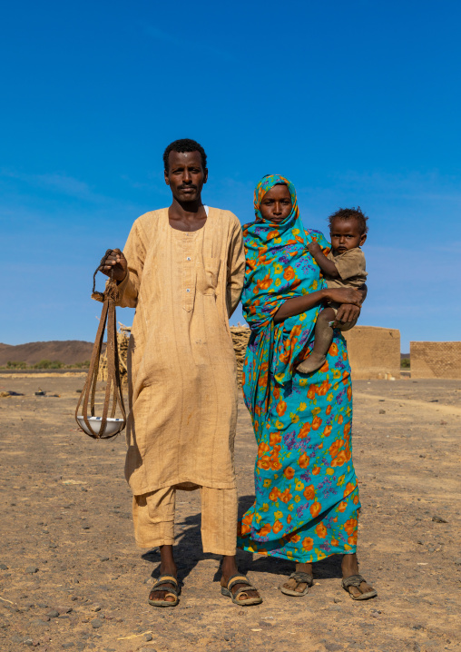 Bedouin arab family, Northern State, Bayuda desert, Sudan