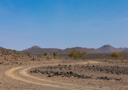 Off road in the desert, Bayuda desert, Atrun, Sudan