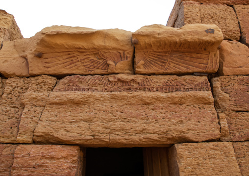 Entrance of a tomb of a pyramid, Northern State, Meroe, Sudan