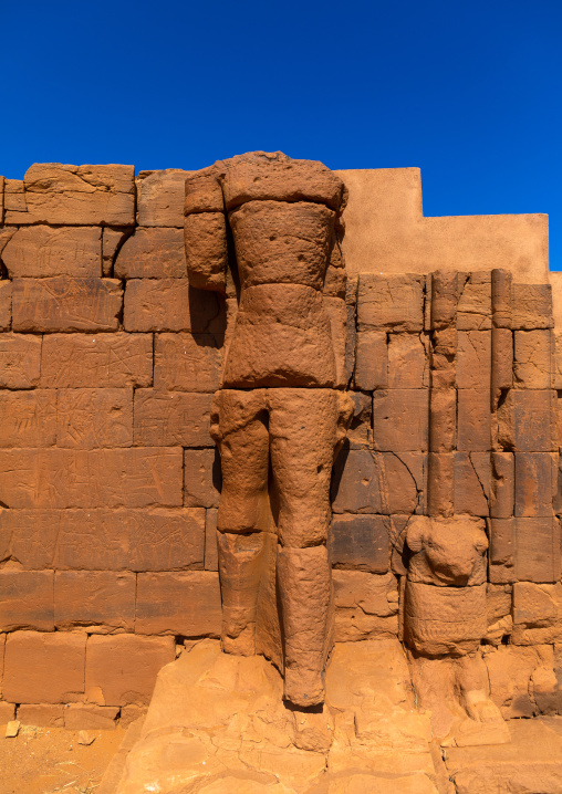 The great enclosure in Musawwarat es-sufra meroitic temple complex, Nubia, Musawwarat es-Sufra, Sudan