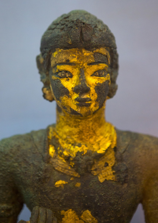 Sudan, Khartoum State, Khartoum, sculpture at the national museum of sudan