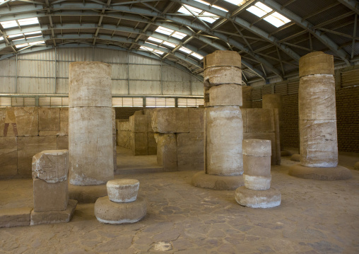 Sudan, Khartoum State, Khartoum, buhen temple in the the national museum of sudan