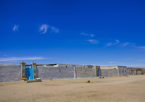 Sudan, Northern Province, Gunfal, traditional nubian architecture