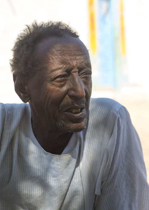 Sudan, Northern Province, Gunfal, nubian man