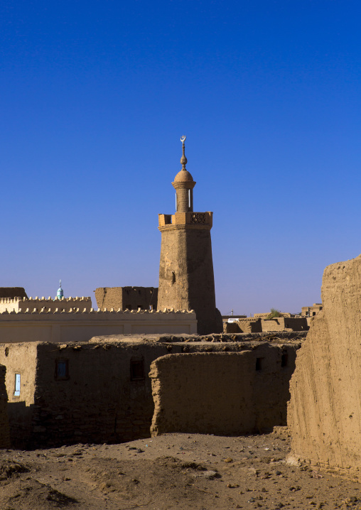 Sudan, River Nile, Al-Khandaq, the khatibiyya mosque